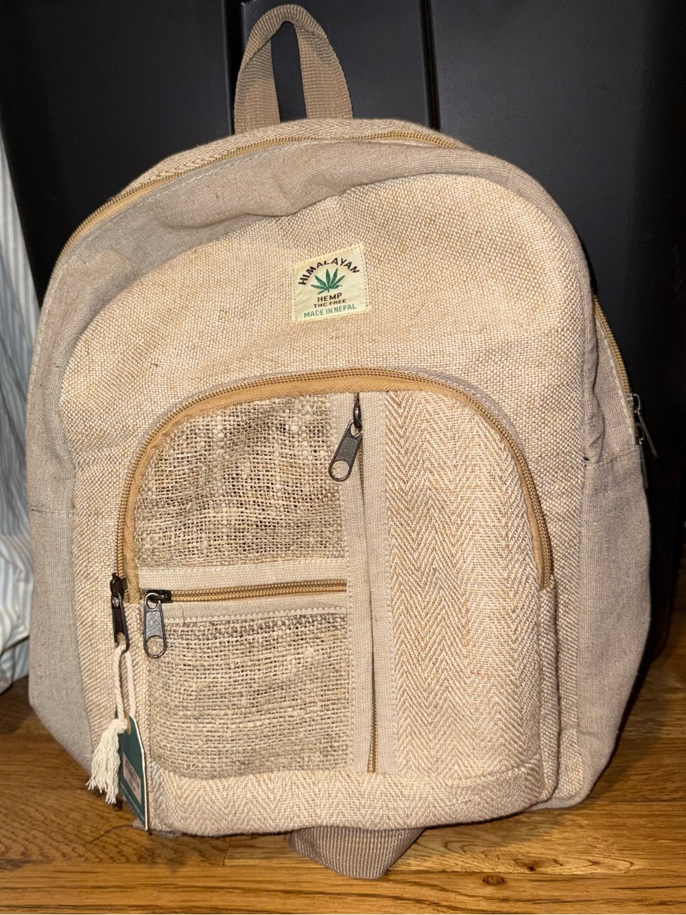 EARTHBOUND Himalayan Hemp Backpack-NWT